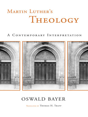 cover image of Martin Luther's Theology